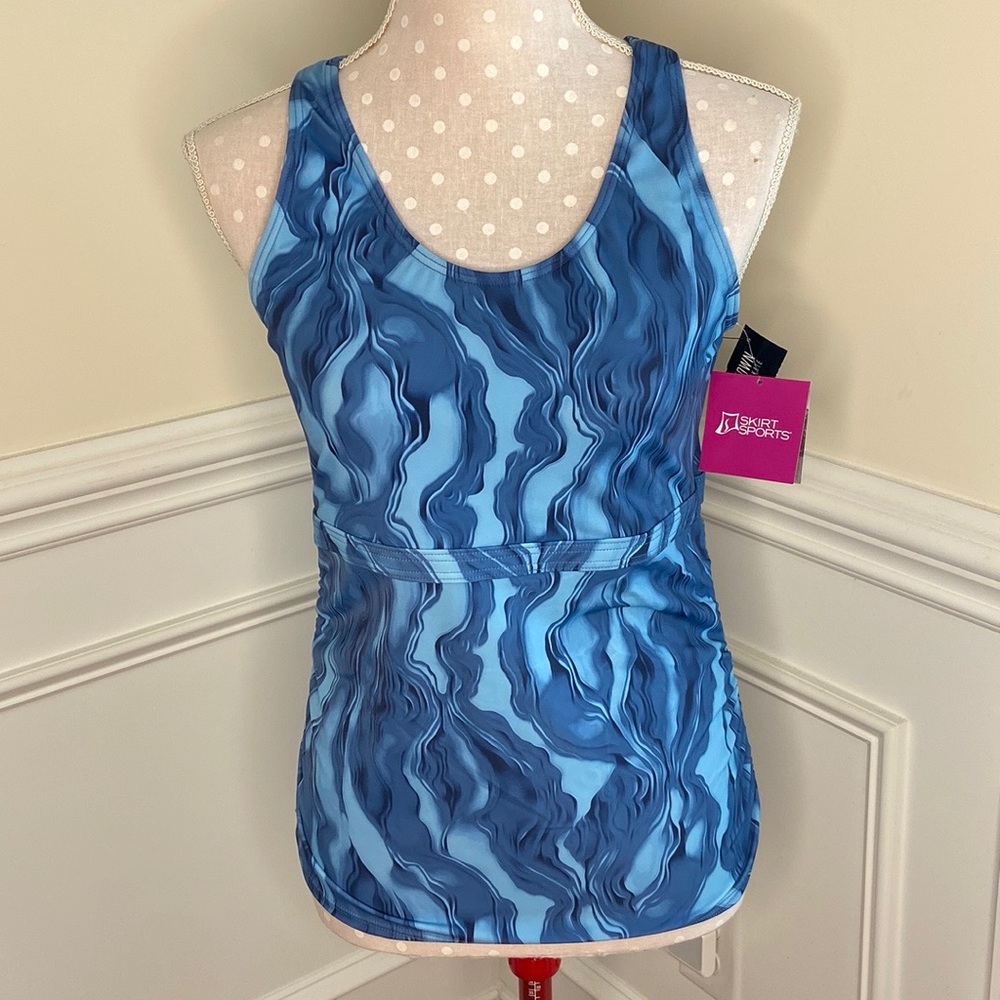 Skirt Sports Swim Rank Top Sz M NWT